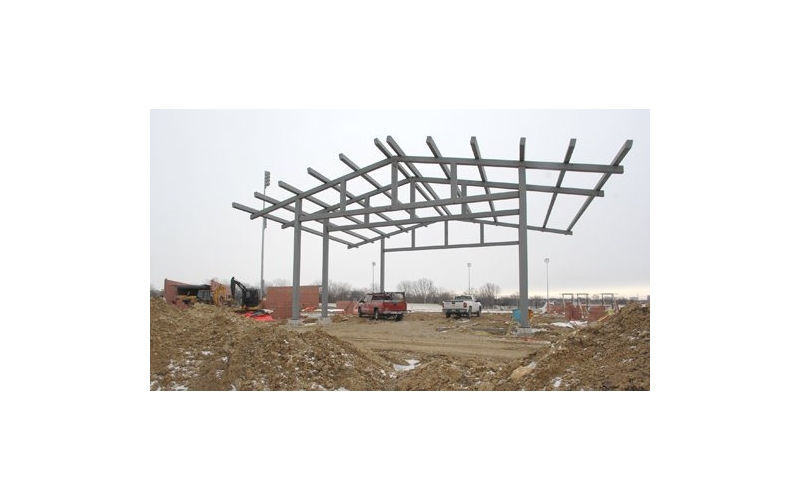 Construction of the Corn Crib (2010)